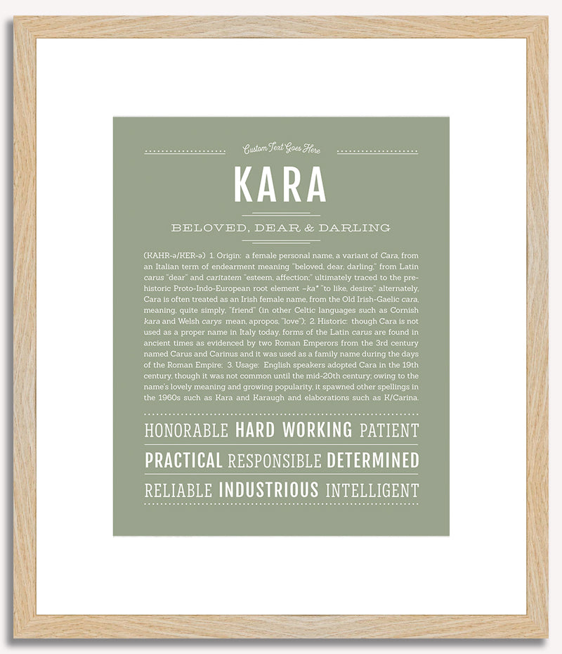 Kara | Name Art Print