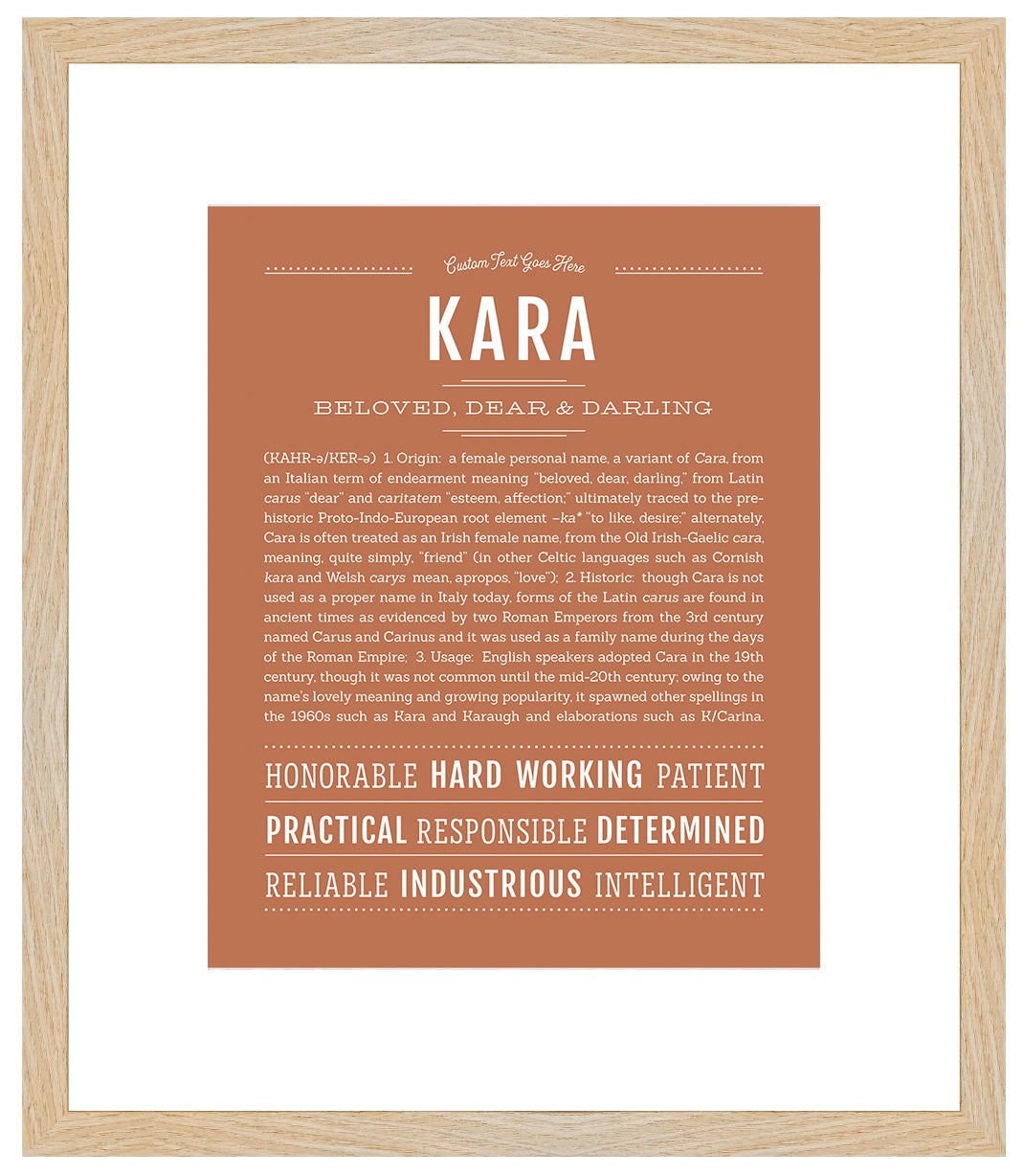 Kara | Name Art Print