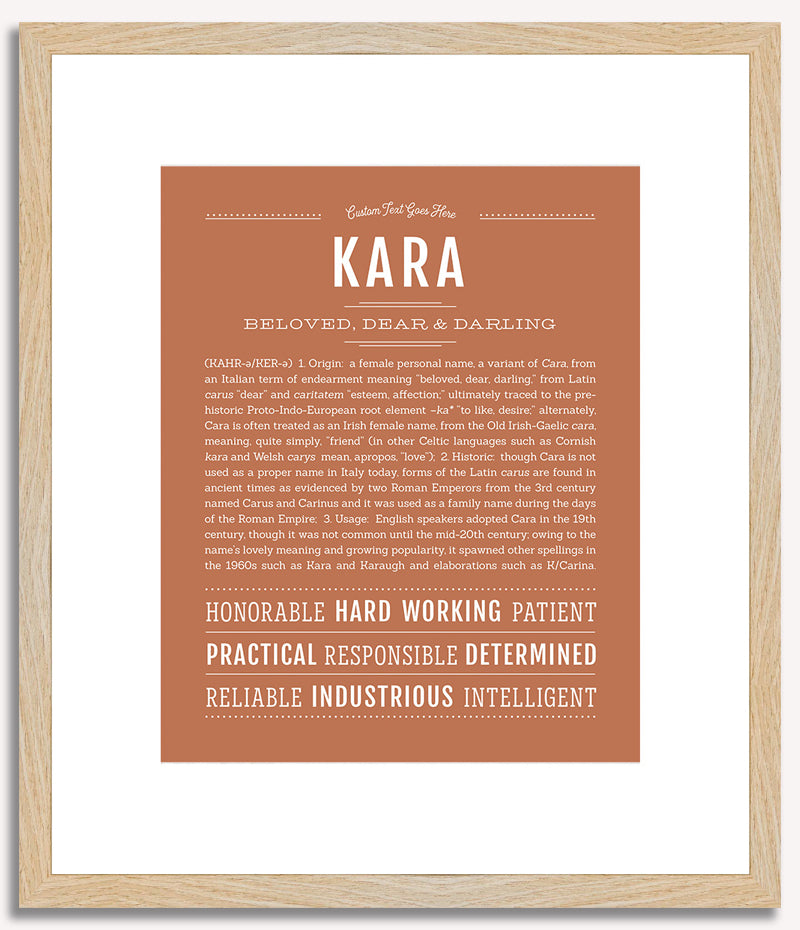 Kara | Name Art Print