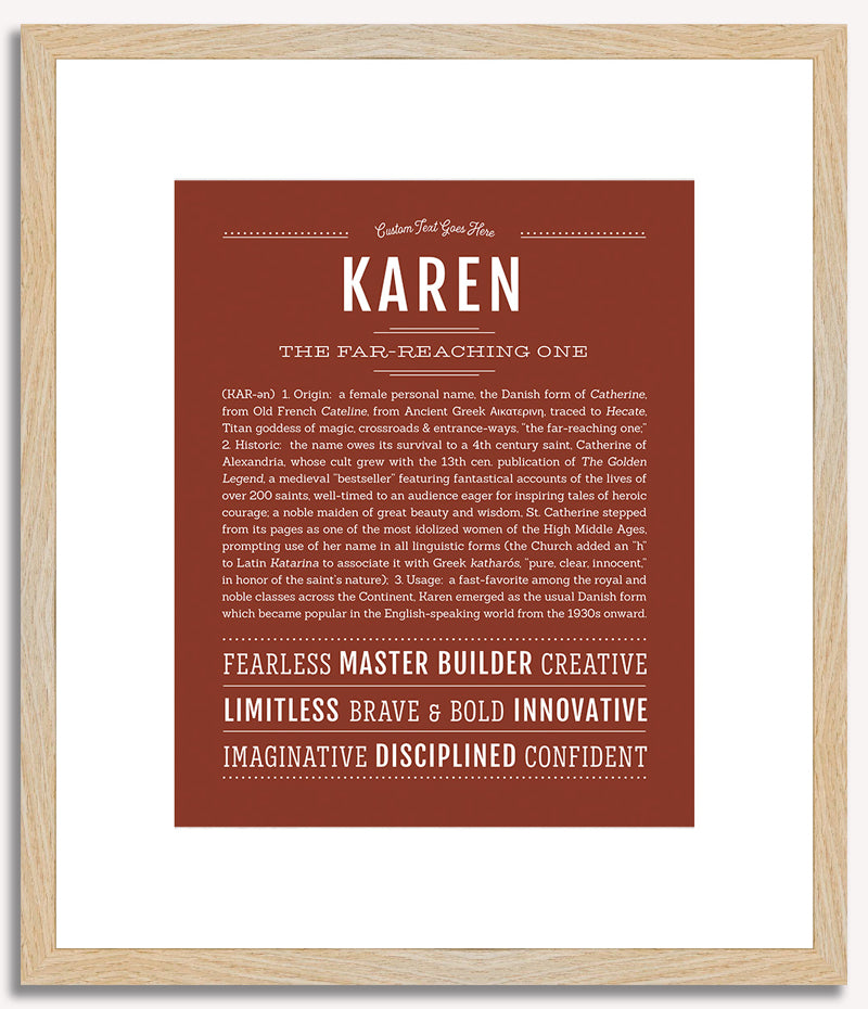 Karen | Name Art Print