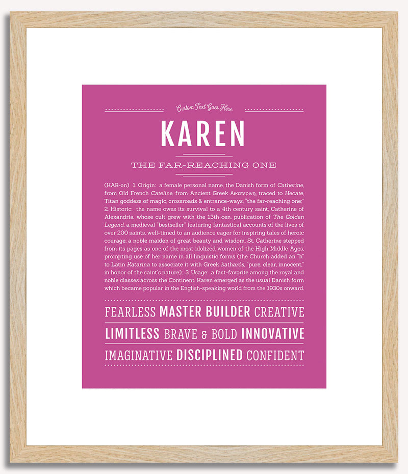 Karen | Name Art Print