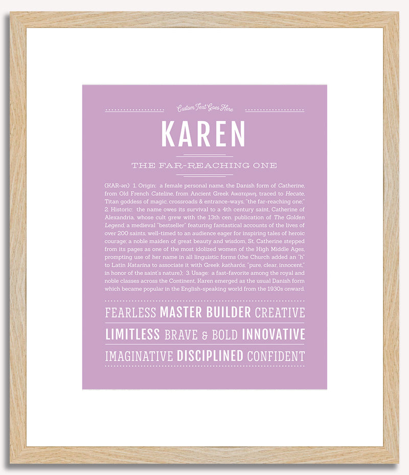 Karen | Name Art Print