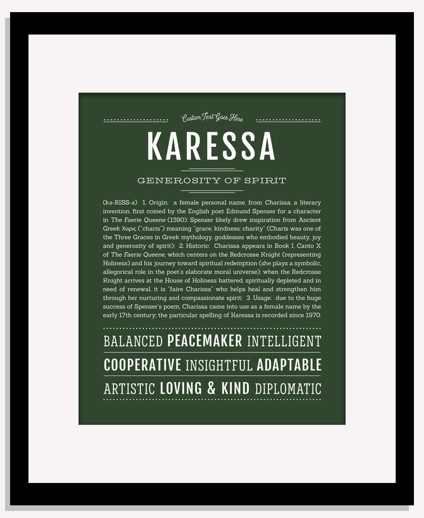 Karessa | Name Art Print