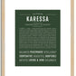 Karessa | Name Art Print