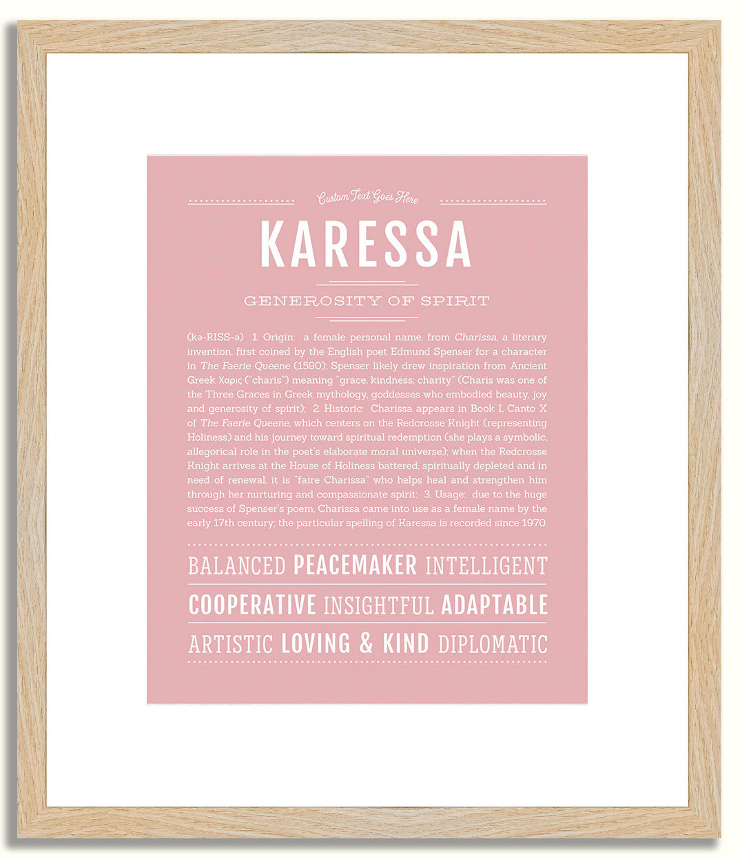 Karessa | Name Art Print