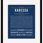 Karessa | Name Art Print
