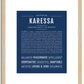 Karessa | Name Art Print