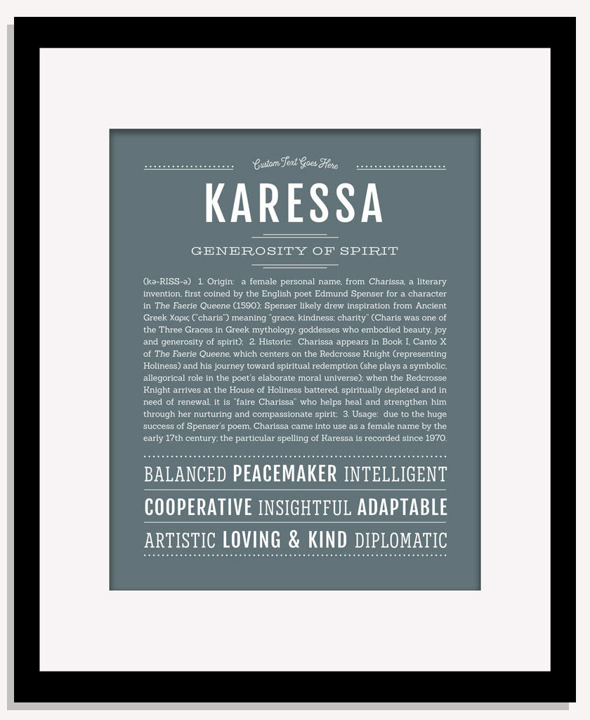 Karessa | Name Art Print