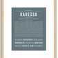 Karessa | Name Art Print