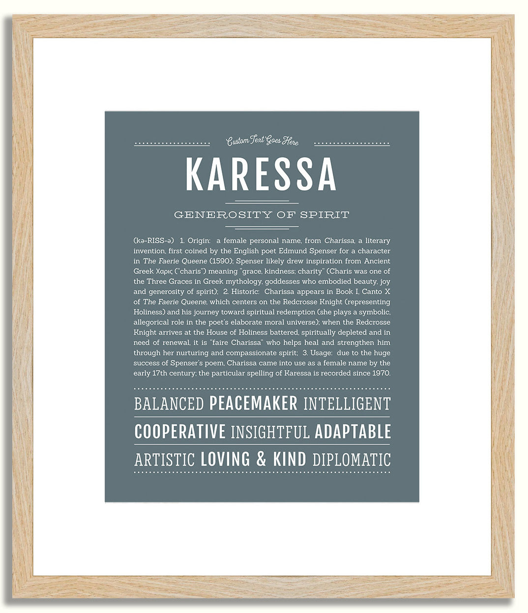 Karessa | Name Art Print