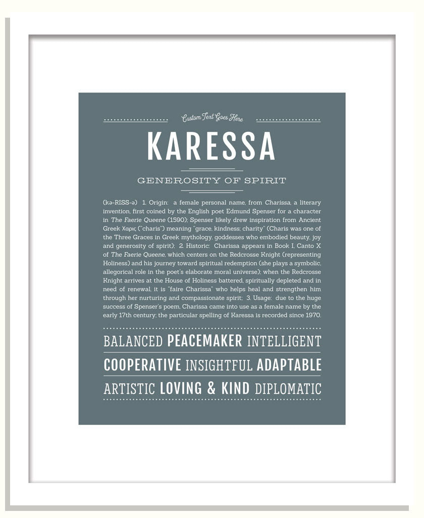 Karessa | Name Art Print