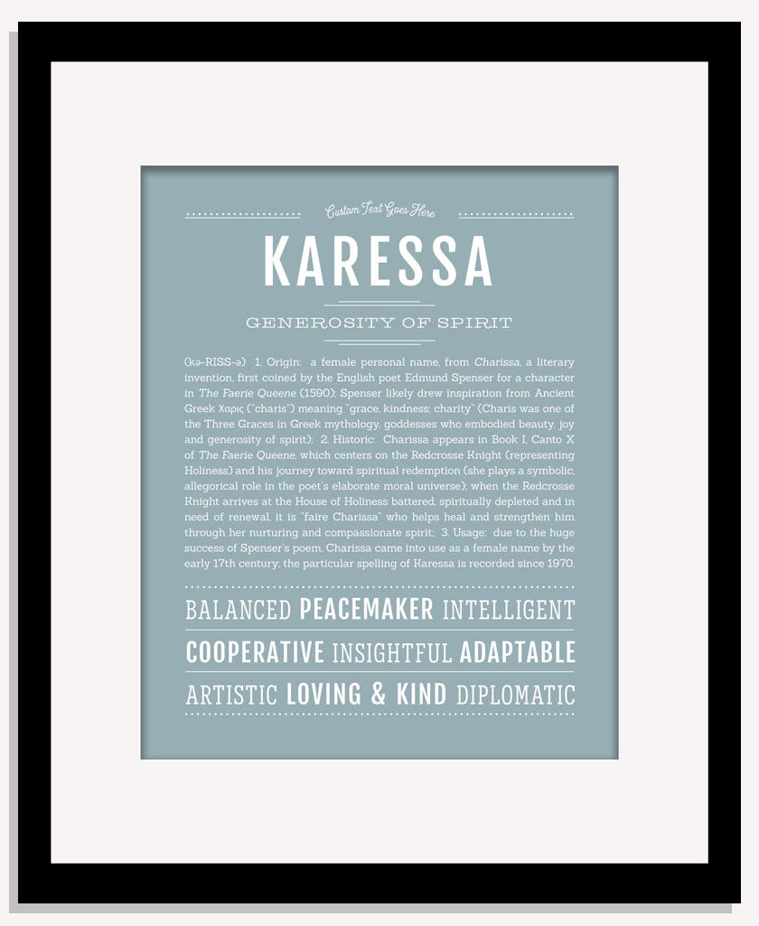 Karessa | Name Art Print