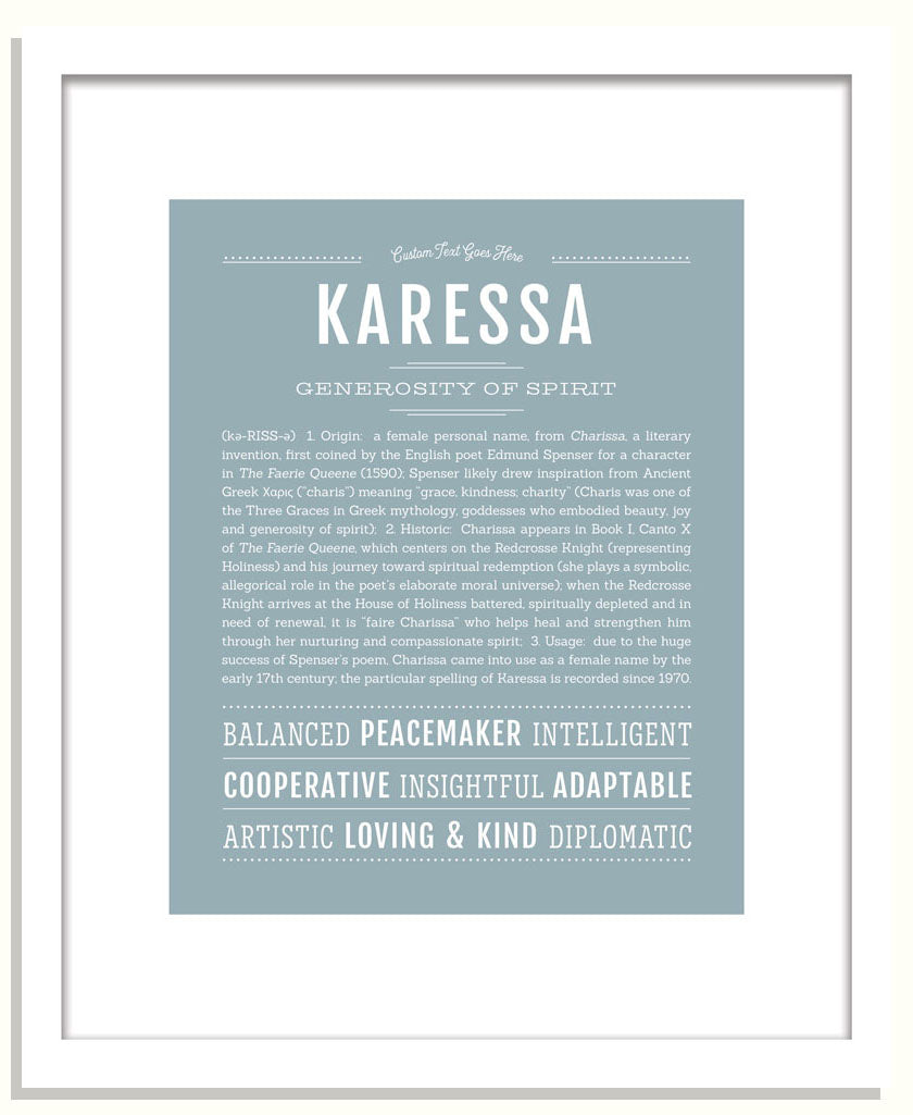 Karessa | Name Art Print