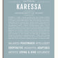 Frame Options | Powder Blue | White Frame, Matted