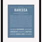 Karessa | Name Art Print