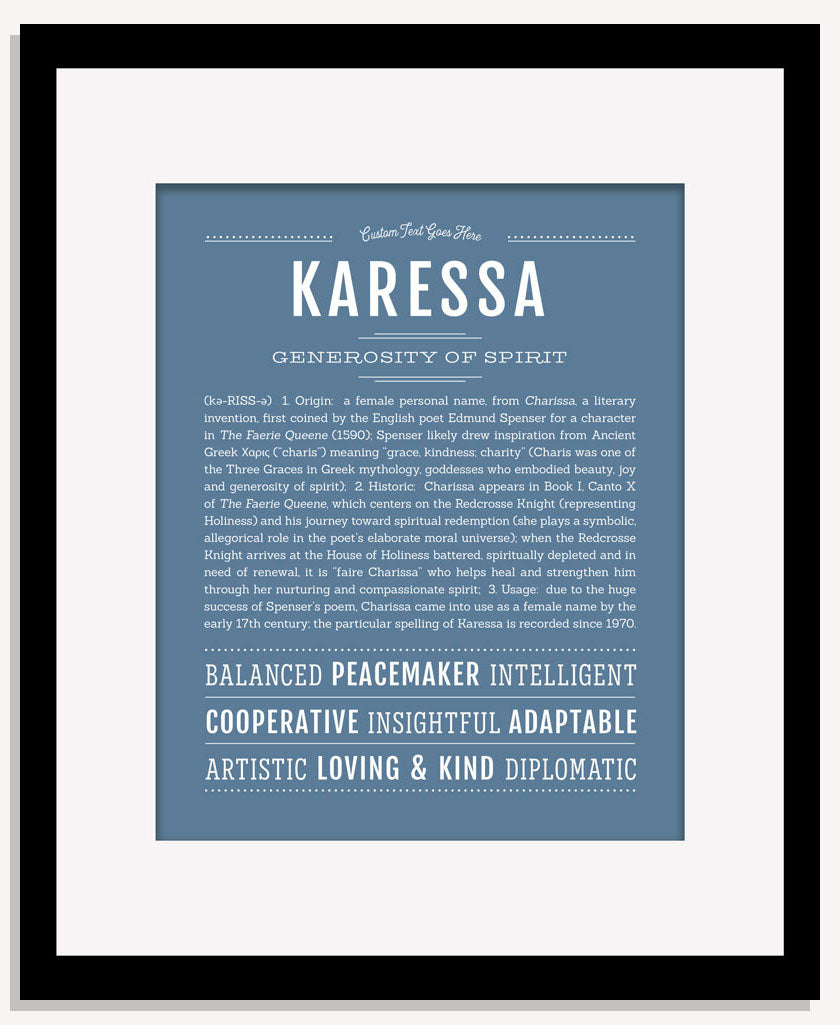 Karessa | Name Art Print