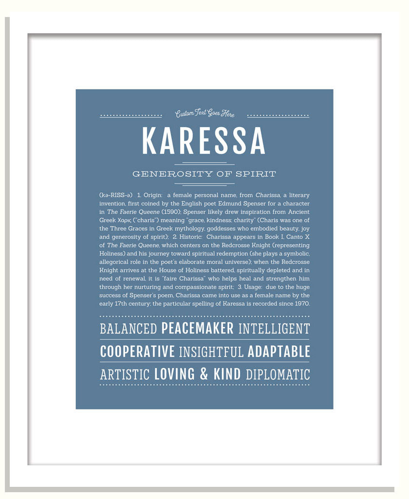 Karessa | Name Art Print