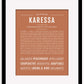 Karessa | Name Art Print