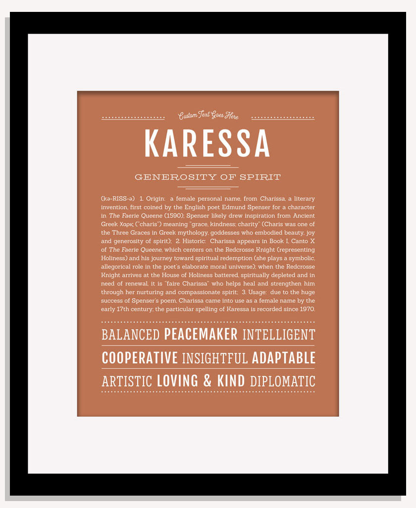 Karessa | Name Art Print