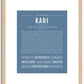 Kari | Name Art Print