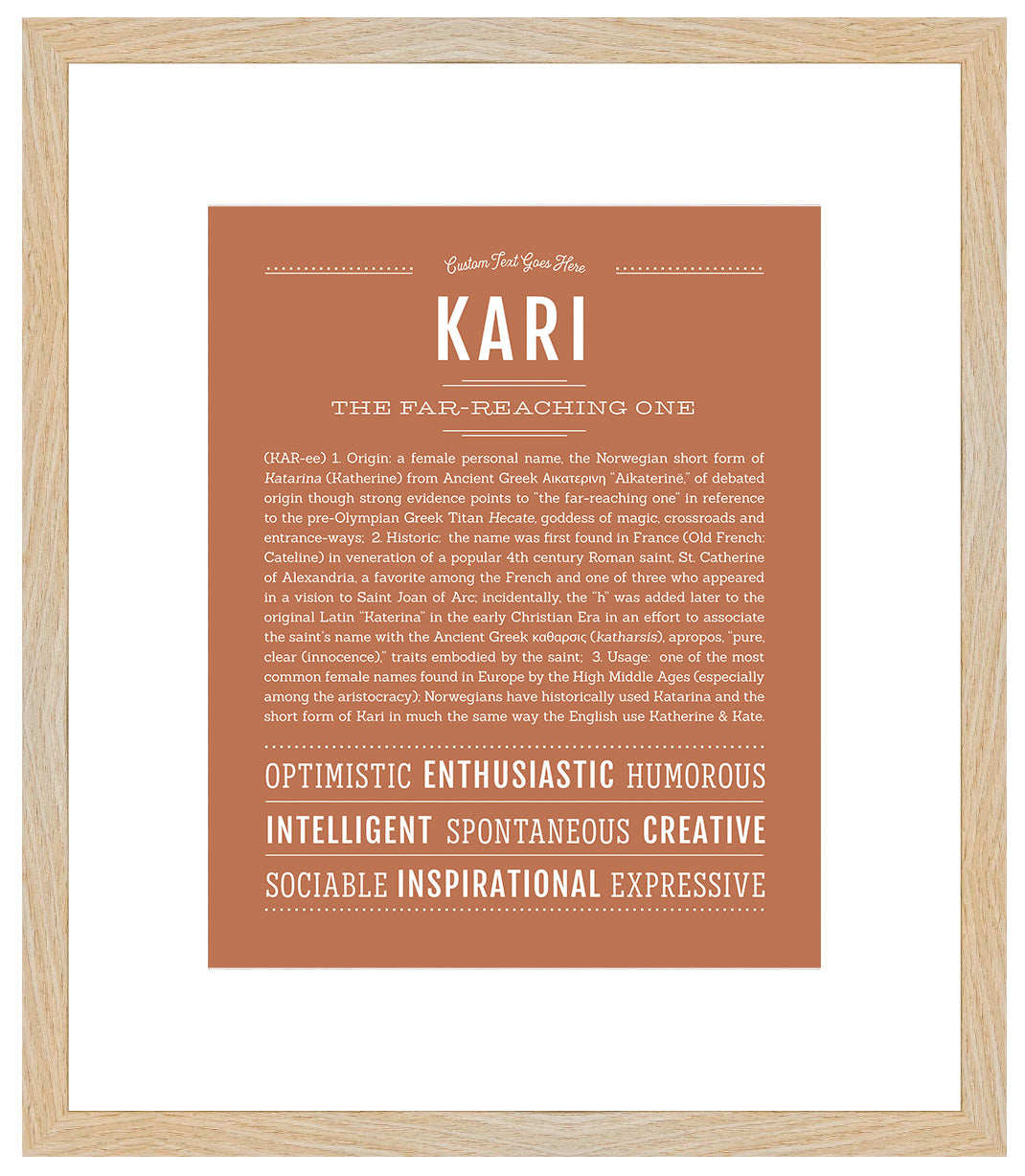 Kari | Name Art Print