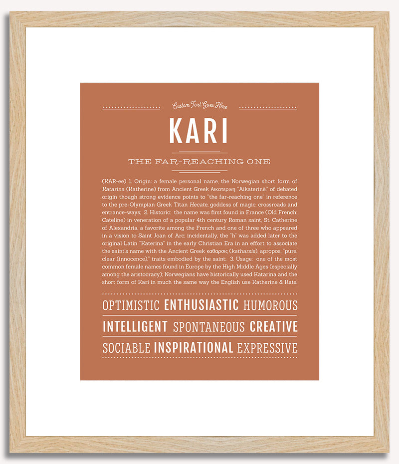 Kari | Name Art Print