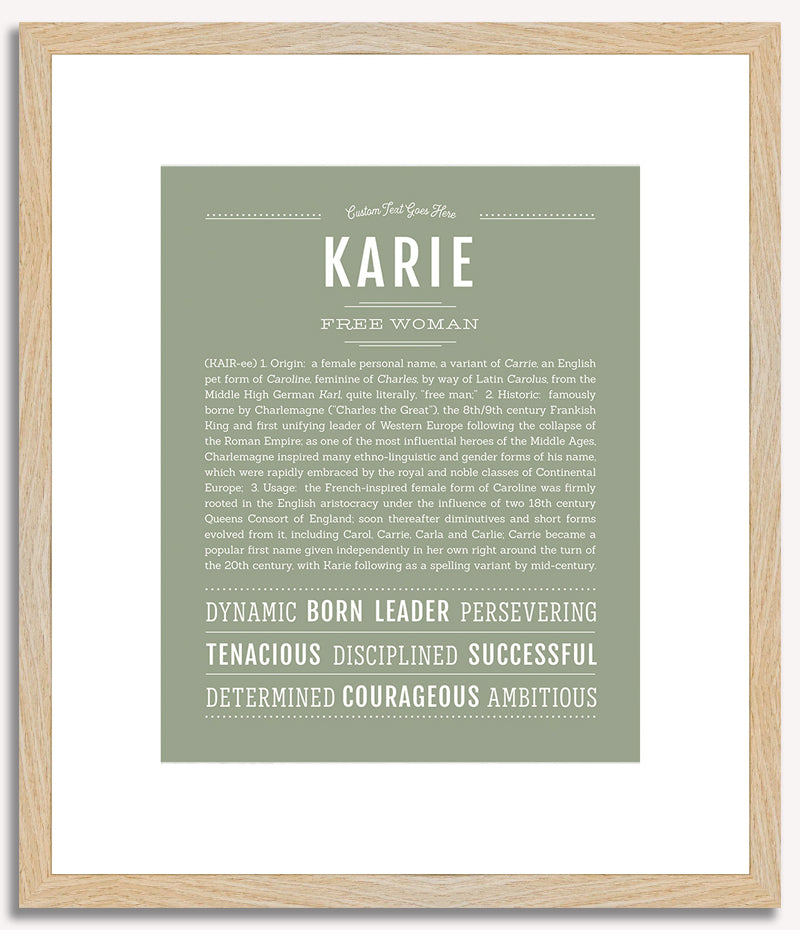 Karie | Name Art Print