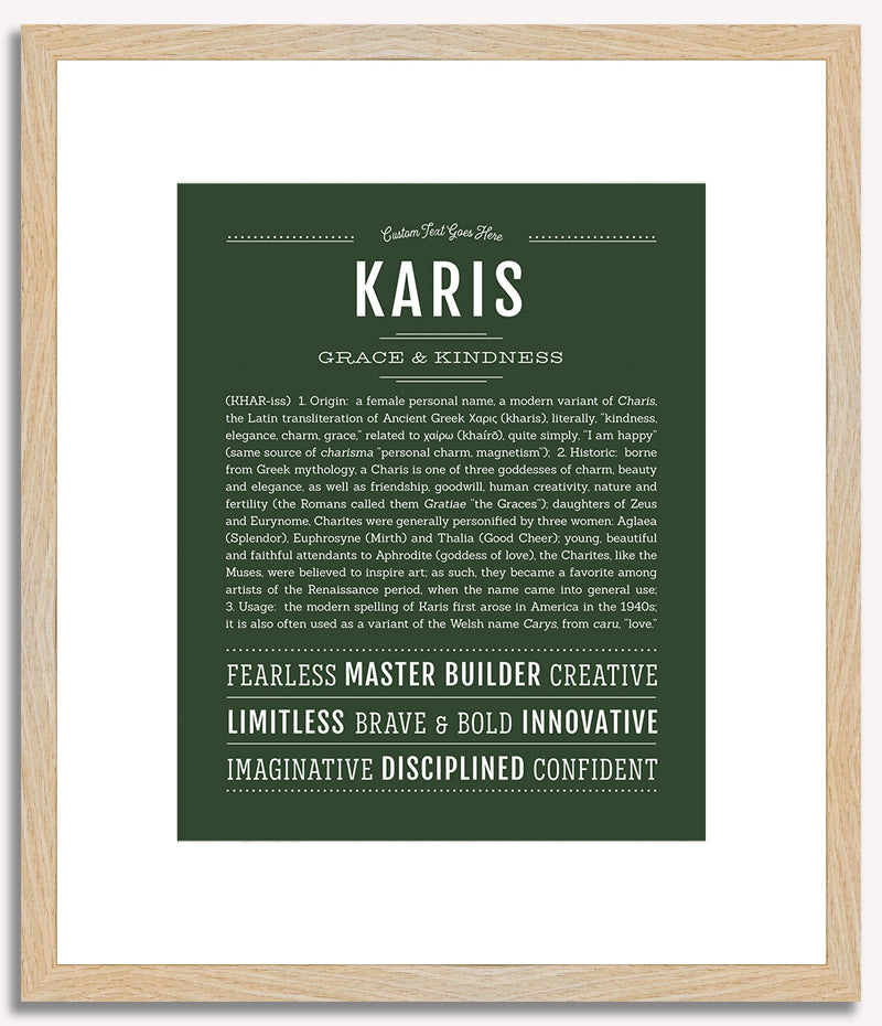 Karis | Name Art Print