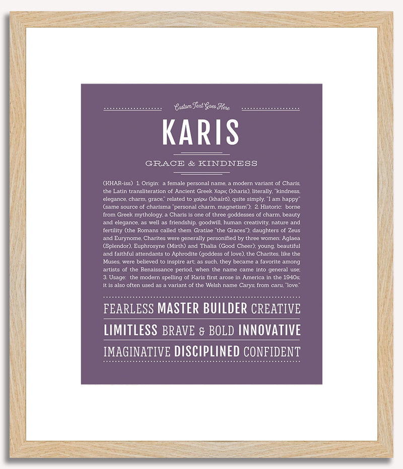 Karis | Name Art Print