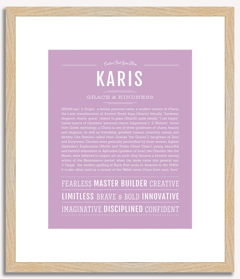 Karis | Name Art Print