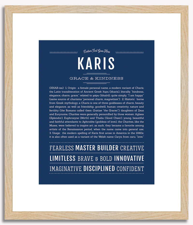 Karis | Name Art Print