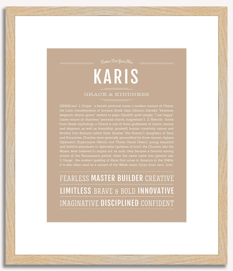 Karis | Name Art Print