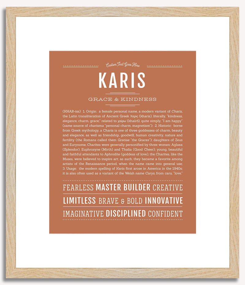 Karis | Name Art Print