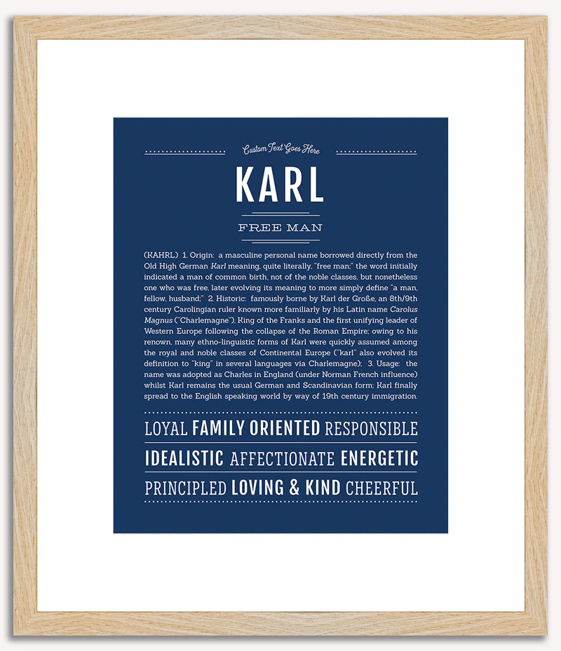 Karl | Name Art Print