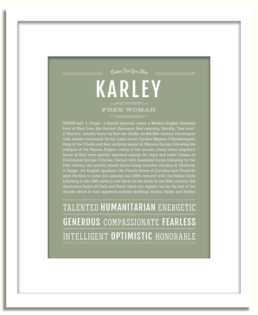 Frame Options | Sage | White Frame, Matted