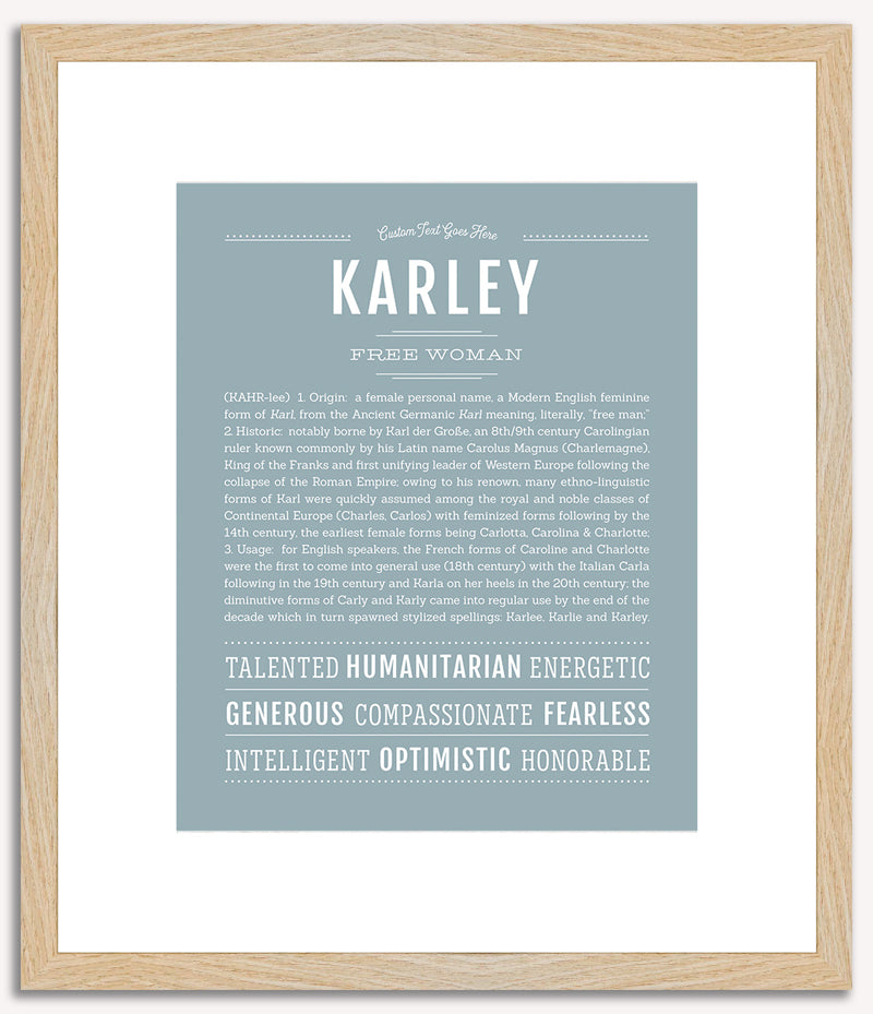 Karley | Name Art Print