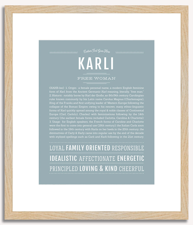 Karli | Name Art Print