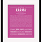 Karma | Name Art Print
