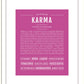 Karma | Name Art Print
