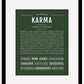 Karma | Name Art Print