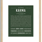 Karma | Name Art Print