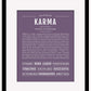 Karma | Name Art Print