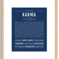 Karma | Name Art Print