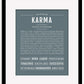 Karma | Name Art Print