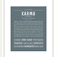Karma | Name Art Print