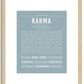 Karma | Name Art Print