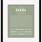 Karma | Name Art Print