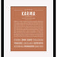 Karma | Name Art Print