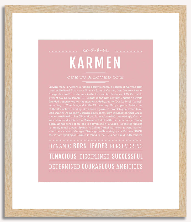 Karmen | Name Art Print