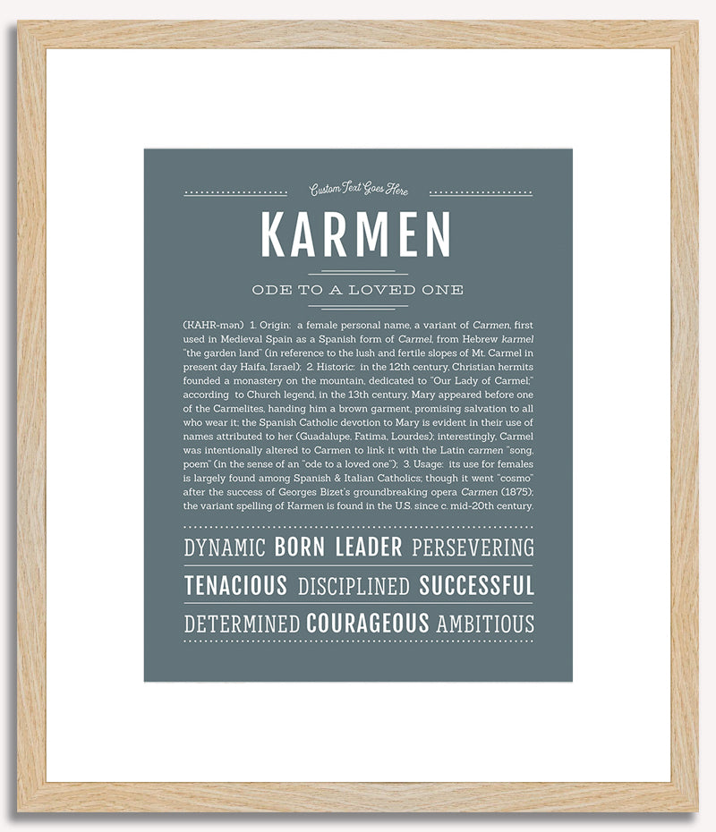 Karmen | Name Art Print